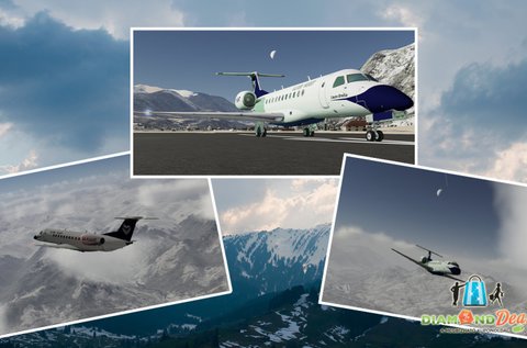 Repülőgépes kaland a téli Alpok felett