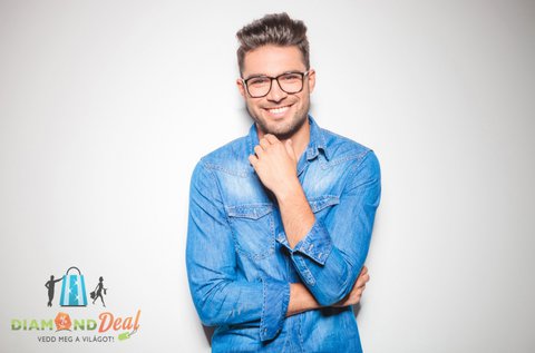 Vékonyított lencséjű komplett szemüveg