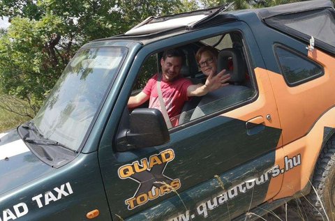 90 perces offroad terepjárós élményvezetés