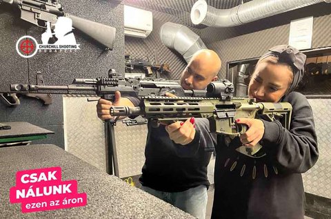 Randi lövészeti csomag 2 fő részére, 45 lövéssel