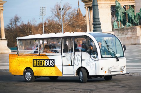 60 perces SörBusz túra korlátlan sörfogyasztással