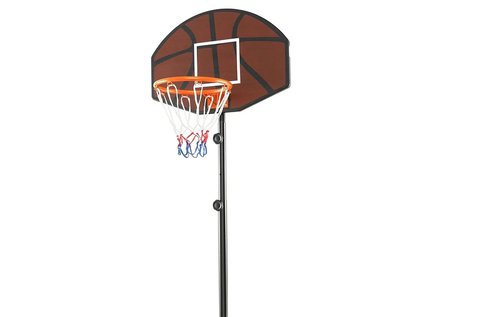 Állítható magasságú gyerek kosárpalánk hálóval