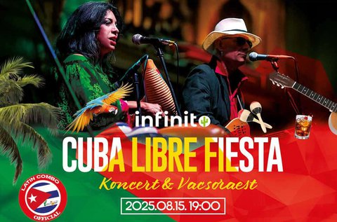 Cuba Libre Fiesta & vacsoraest Kisapátiban