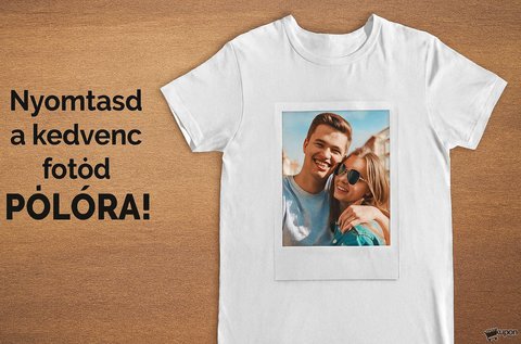 Nyomtasd kedvenc fotódat pólóra A/4-es méretben!