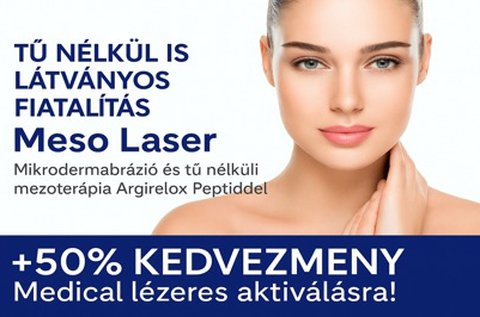 Tű nélküli bőrmegújítás MesoILaserrel