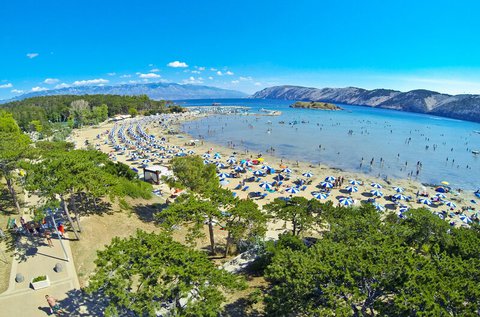 Tengerparti üdülés Rab szigetén