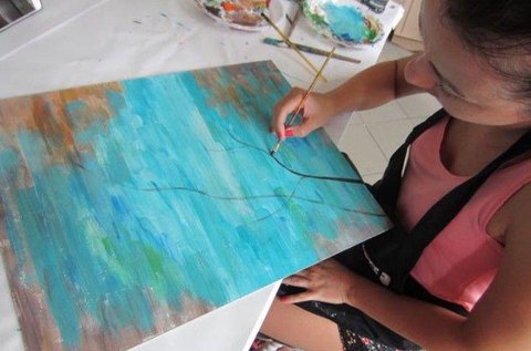 3 órás festő workshop eszközhasználattal