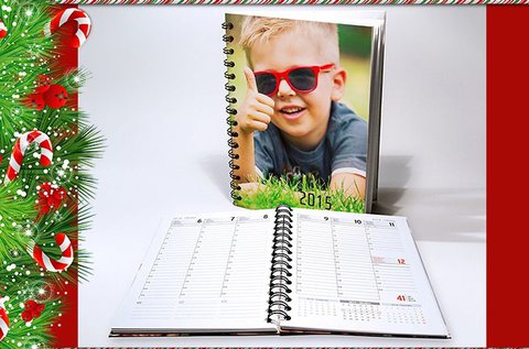 Egyedi határidőnapló 10 db saját fotóval