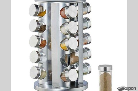 Praktikus 20 db-os fűszertartó állvány