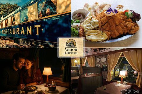 2 személyes Vagon tál 1 üveg minőségi borral