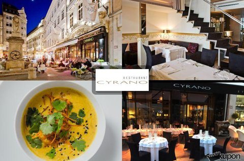 3 fogásos menü 2 főnek a Cyrano Étteremben